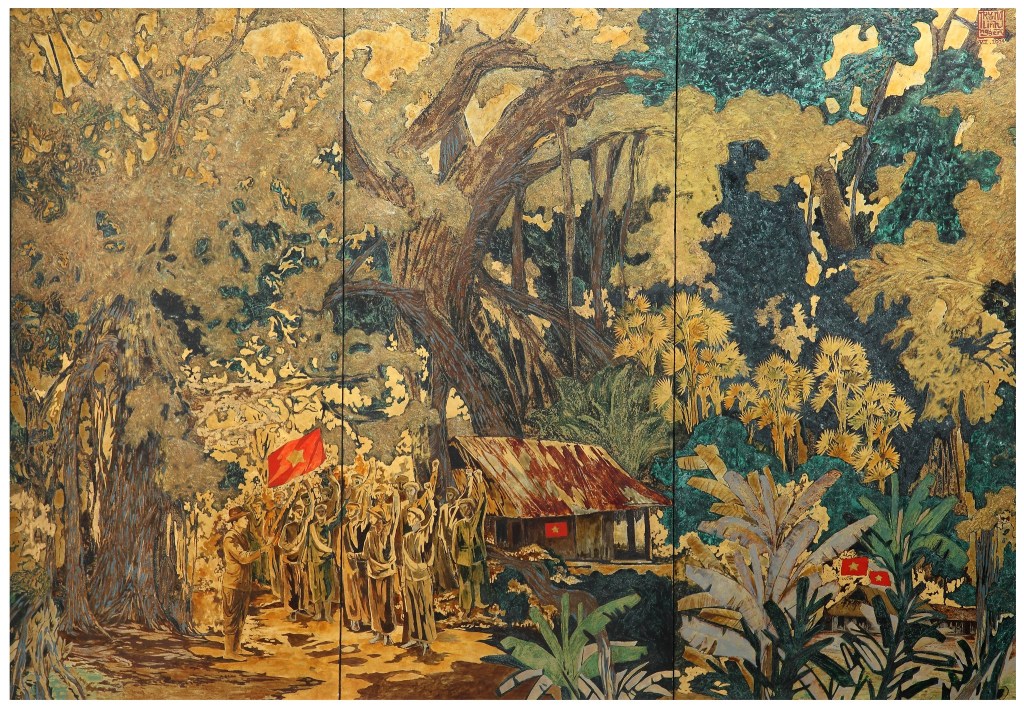 BÌNH MINH | Sơn mài | 150 x 200 cm | 2014