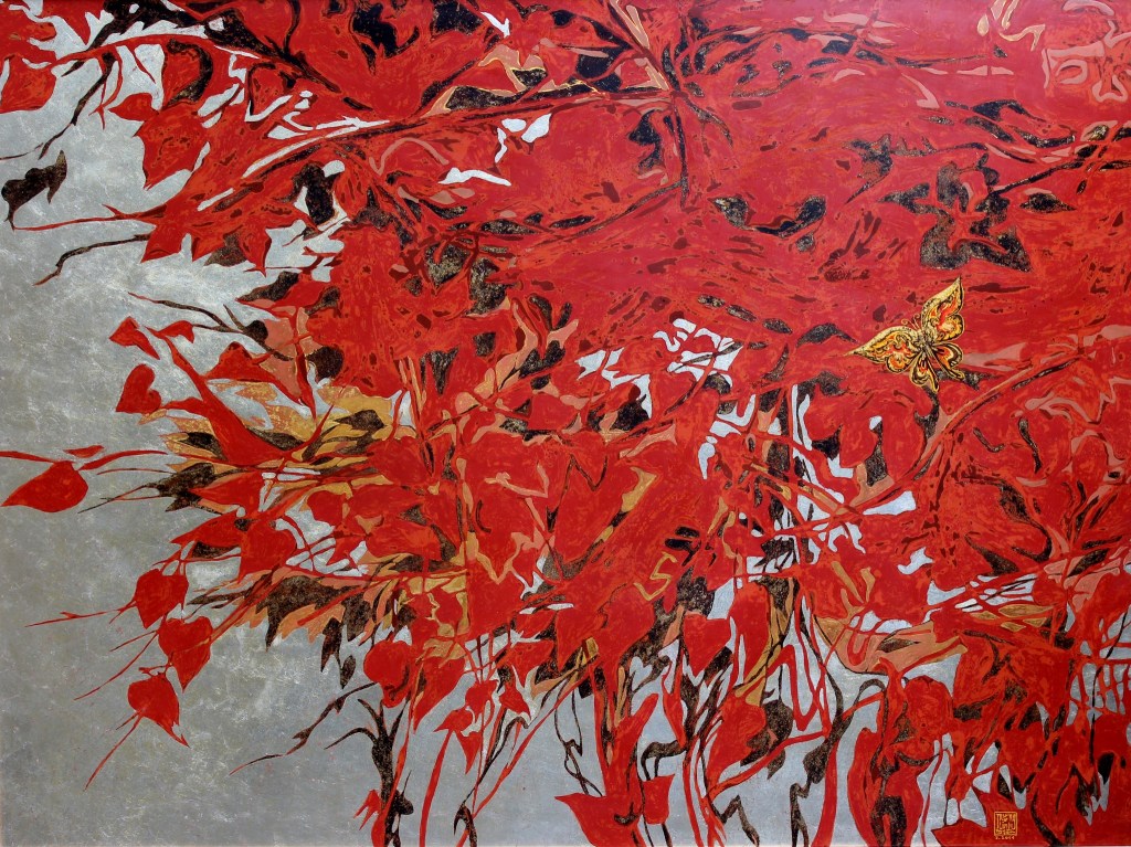 BÓNG CÂY II | Sơn mài | 90 x 120 cm | 2014