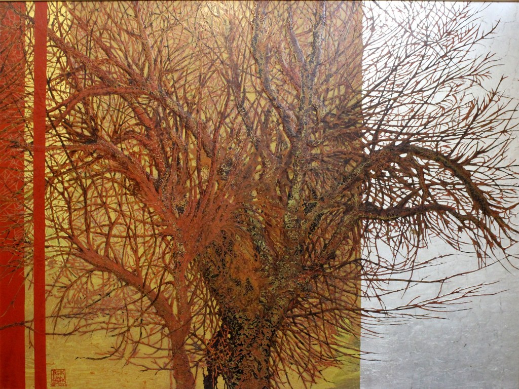 BÓNG CÂY | Sơn mài | 90 x 120 cm | 2016