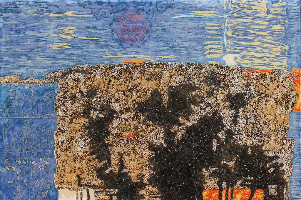 CÂY ĐỜI | Sơn mài | 90 x 120 cm | 2015