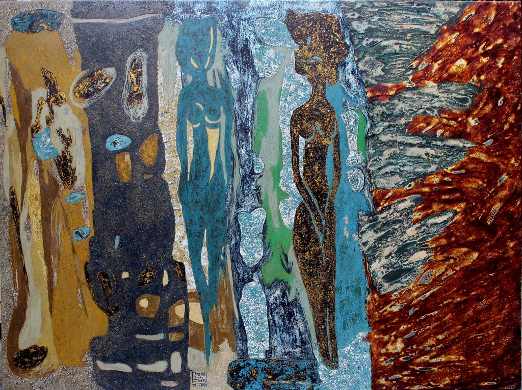 CHIẾC BÓNG | Sơn mài | 90 x 120 cm | 2017