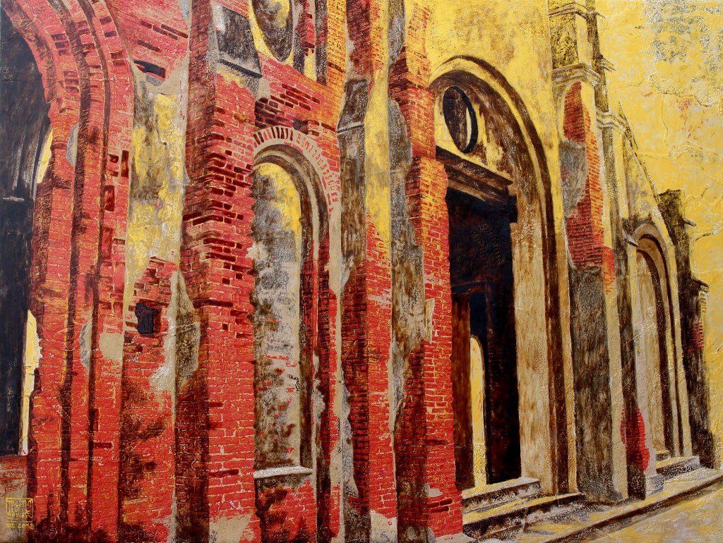 CHÚA ĐÃ QUA ĐÂY | Sơn mài | 90 x 120 cm | 2018