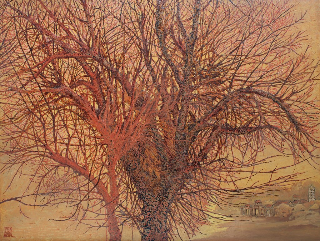 ĐỒNG QUÊ | Sơn mài | 90 x 120 cm | 2012