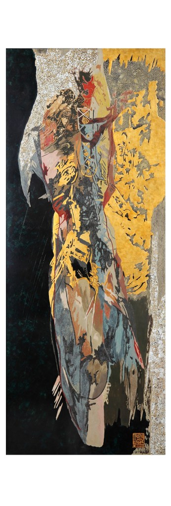 GIẤC MƠ | Sơn mài | 65 x 165 cm | 2013