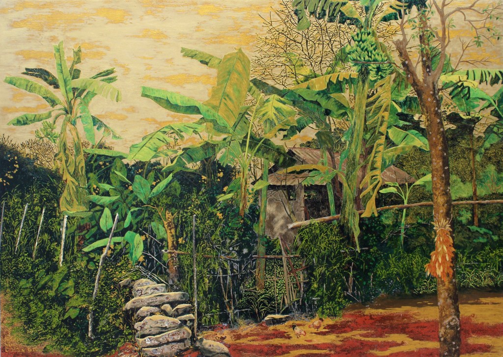 KHOẢNG VẮNG CHIỀU | Sơn mài | 100 x 140 cm | 2022