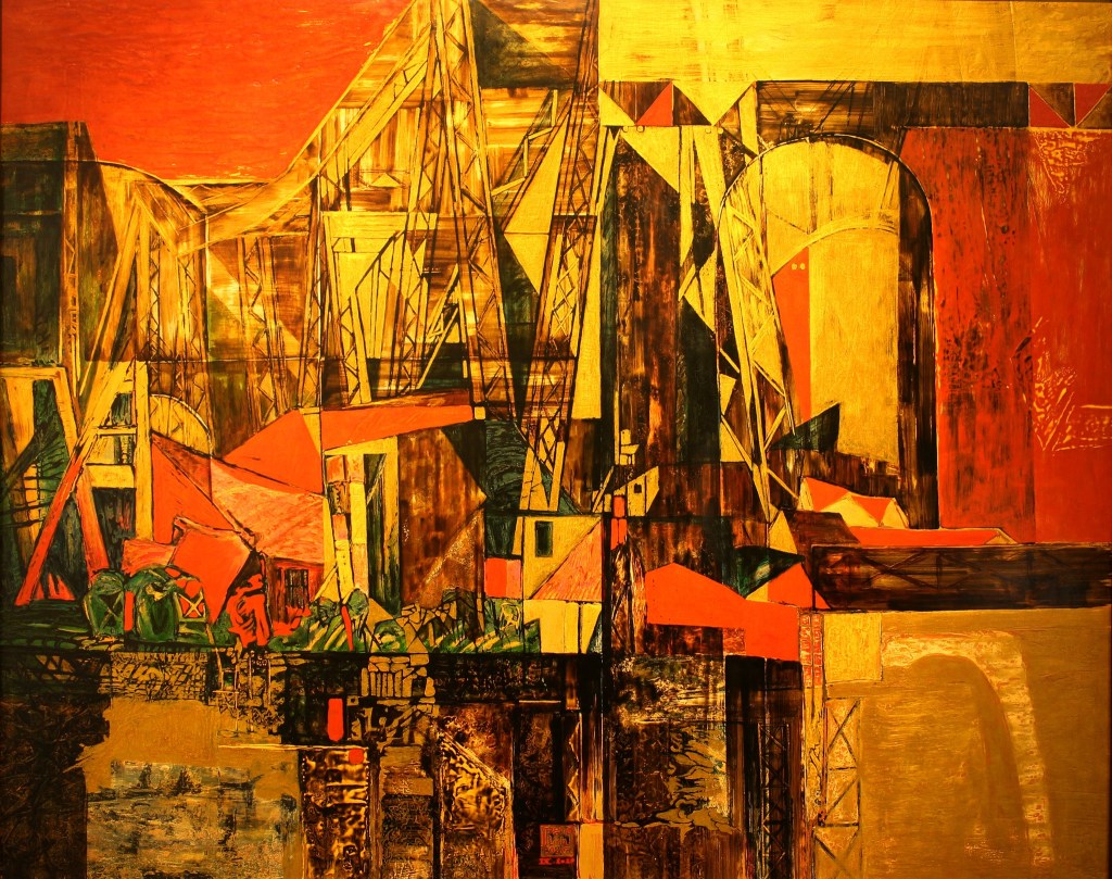 KÝ ỨC TUỔI THƠ | Sơn mài | 120 x 150 cm | 2021