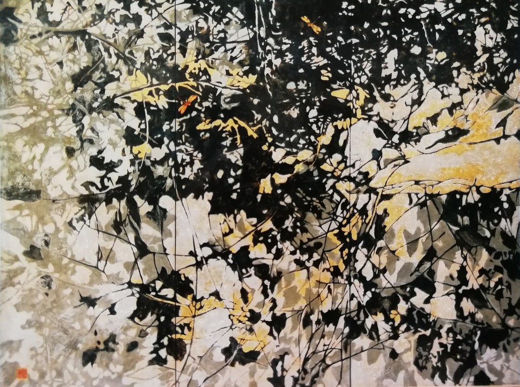 MÀU XANH ƠI | Sơn mài | 150 x 200 cm | 2007