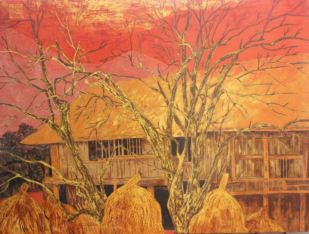 MIỀN YÊN TĨNH | Sơn mài | 80 x 100cm | 2018
