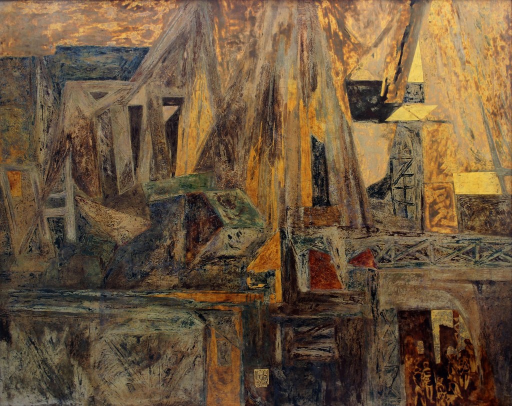 MÙA ĐÔNG 1946 | Sơn mài | 120 x 150 cm | 2008