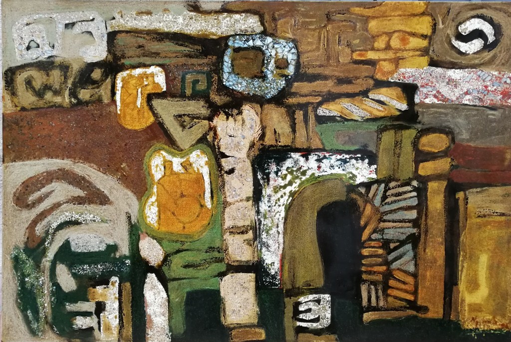 NÉT XƯA | Sơn mài | 60 x 90 cm | 1996
