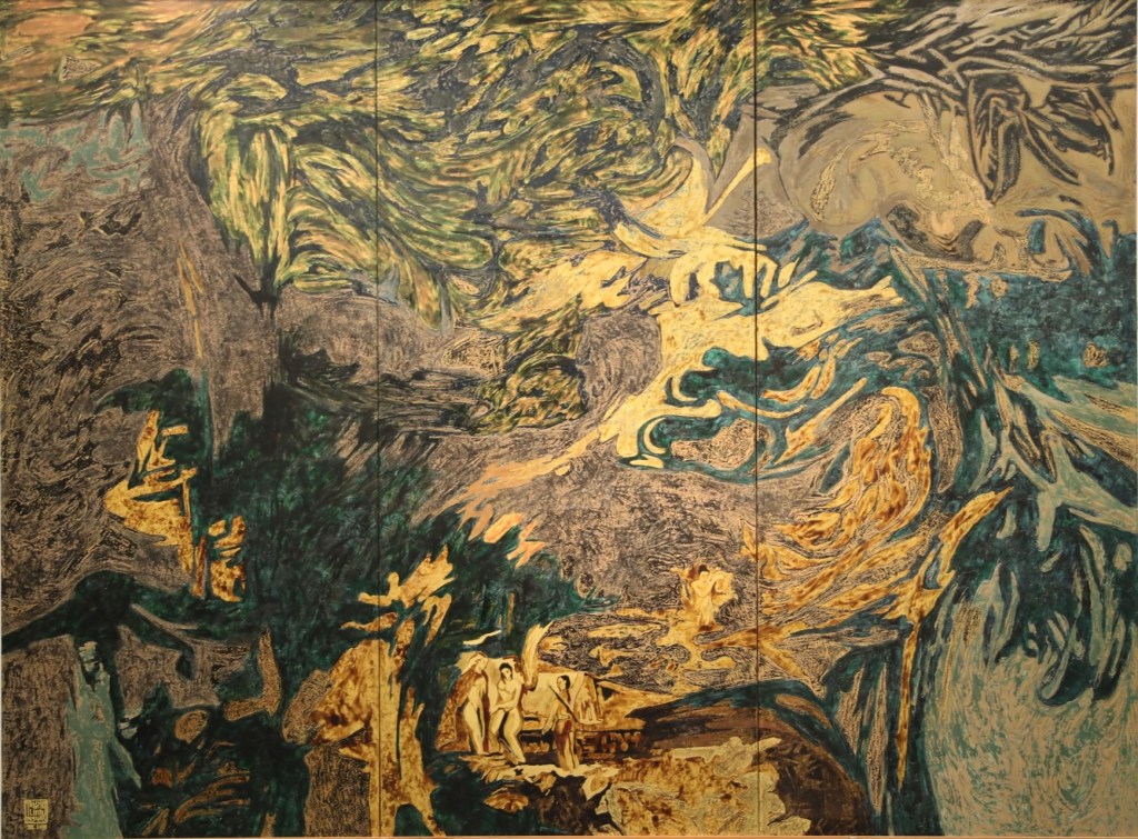 RỪNG CƯỜI | Sơn mài | 120 x 200 cm | 2009 