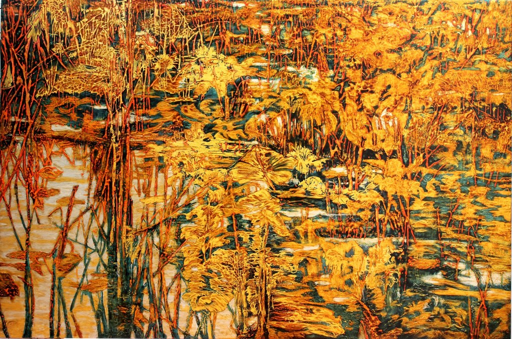 TÀN THU | Sơn mài | 80 x 120 cm | 2017