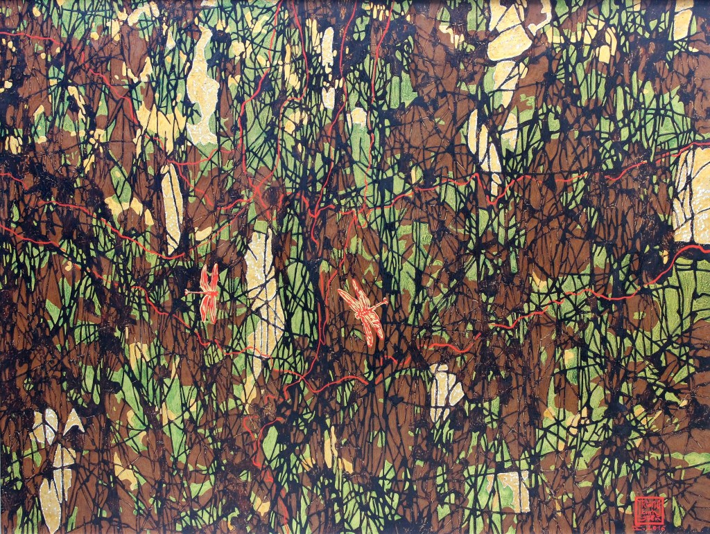 TẦNG TẦNG LỚP LỚP II | Sơn mài | 80 x 100 cm | 2016