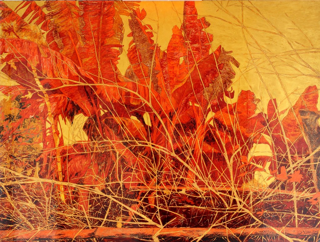 THƯƠNG NHỚ ĐỒNG QUÊ II | Sơn mài | 90 x 120 cm | 2018