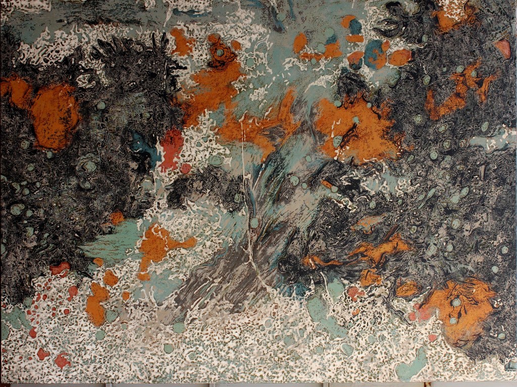 TIẾNG VỌNG II | Sơn mài | 90 x 120 cm | 2018