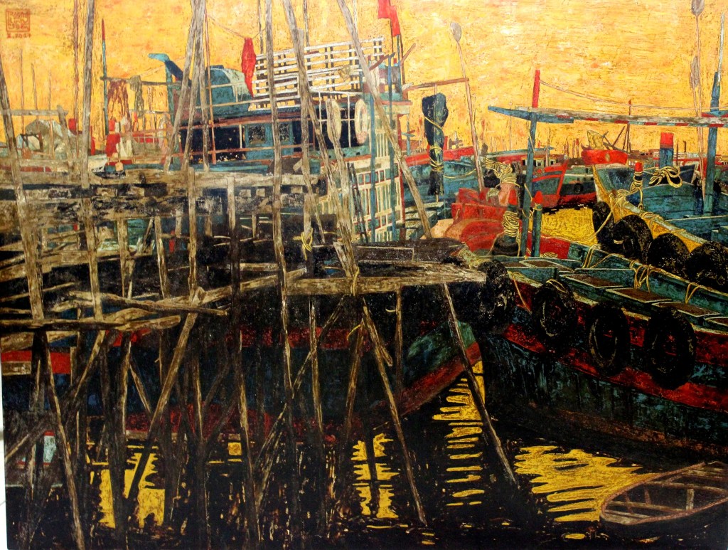 YÊN TĨNH | Sơn mài | 81 x 107 cm | 2017